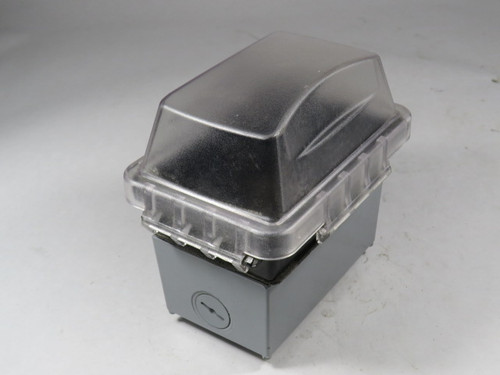 Leviton 5801 Single Receptacle Assembly 20A 125V L5-20R C/W Enclosure USED