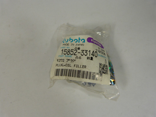 Kubota 15852-33140 Plug Oil Filter ! NWB !