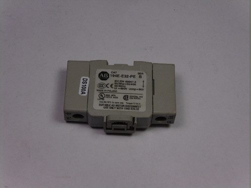 Allen-Bradley 194E-E32-PE Grounding/Earthing Terminal 25-32 Amp USED