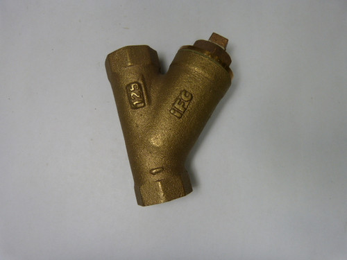 IFC Y125TBT Bronze Y Strainer 125lb 1" NPT Threaded NOP