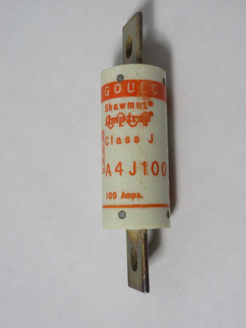 Gould Shawmut A4J100 AmpTrap Fuse 100A 600VAC USED