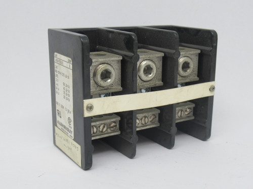 Allen-Bradley 1492-PD3163 Series B Power Distribution Block 335A 600V 3P USED