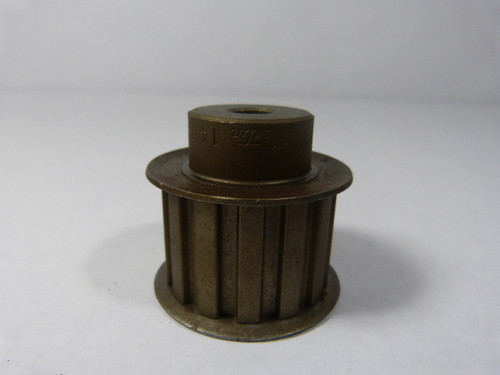 Martin 14L100 Timing Belt Pulley 0.3750" Bore 1.641" OD 1" Belt Width NEW