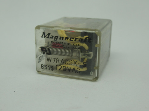 Magnecraft W78ACSX-5 Plug-In Relay 3amp 120VAC USED
