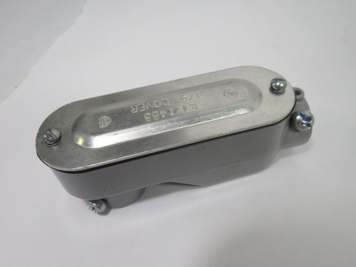 Halex 56607 3/4-LB Conduit Body w/ Cover 3/4" Hub USED