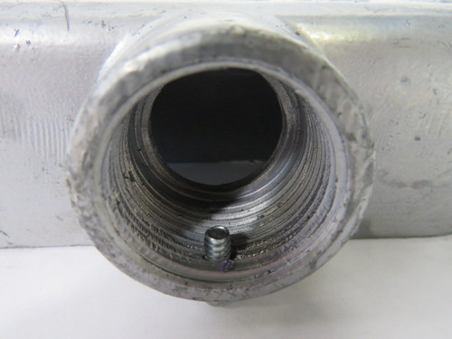 Generic 26LF Aluminum Conduit Body 1" Hub USED