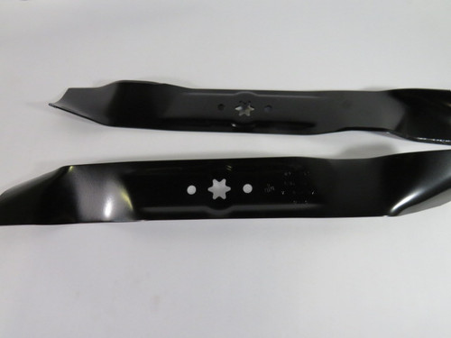 MaxPower 742-0616A Lawnmower Blades Set of 2 21 1/4"x2 3/4" .149 Thick USED