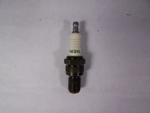 AC Delco R43XL Conventional Resistor Spark Plug 14mm USED