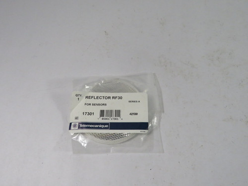 Telemecanique RF30 (17301) 3" Reflector for Photoelectric Sensor ! NWB !