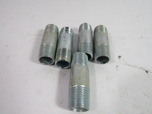Electripro NIPPLE1/2X2 Galvanized Rigid Conduit Nipple 1/2"X4" 5-PK USED