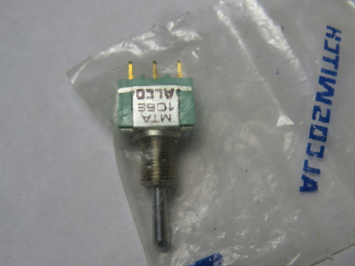 Alco Switch MTA-106E Sub-Miniature Toggle Switch 6A 125V 2P ! NWB !