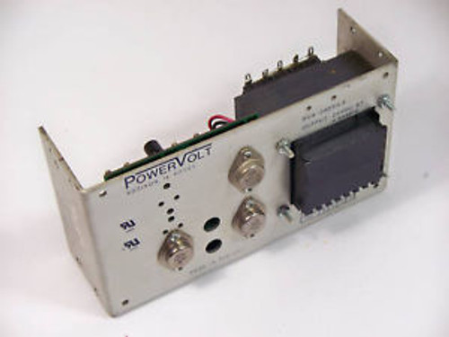 POWERVOLT BVA-24DS4.8 Power Supply 24VDC @ 4.8A USED