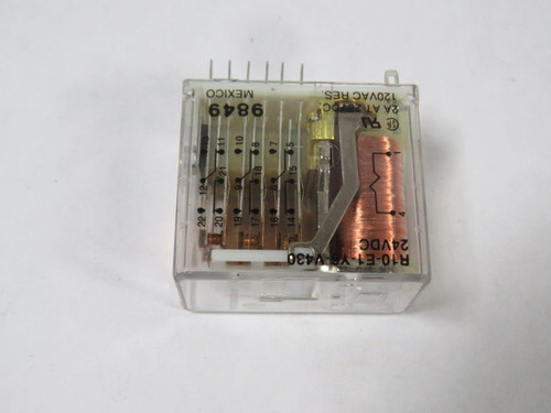 Siemens R10-E1Y6-V430 Relay 24VDC 3A 14-Blades ! NEW !