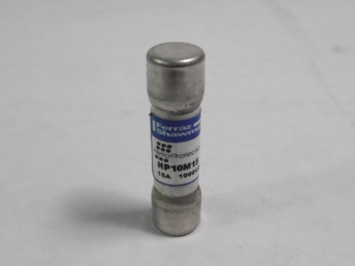 Ferraz Shawmut HP10M15 Helio Protection Fuse 15A 1000Vdc USED