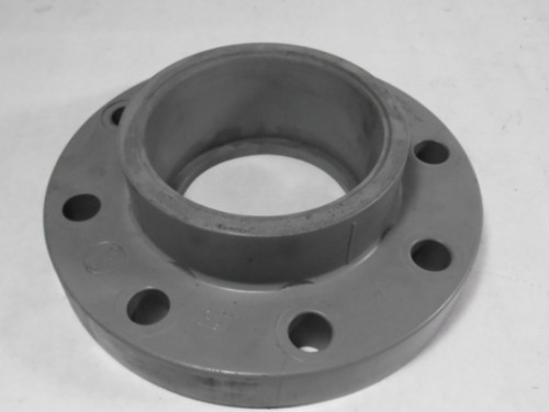 Chemkor F1970 Socket Flange 4" S-80 150psi 8-Bolt CPVC USED