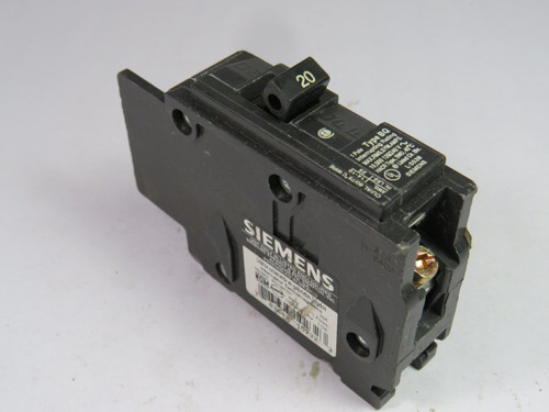 Siemens BQ1-B020 Circuit Breaker 20A 1-Pole USED