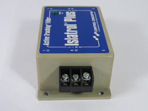 Control Concepts IC+102 Active Tracking Filter 2.5A 1Ph 120VAC 50/60Hz  USED