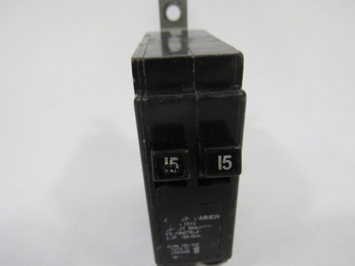 Cutler-Hammer DNBA1515 Circuit Breaker 15A 120/240VAC 2P USED