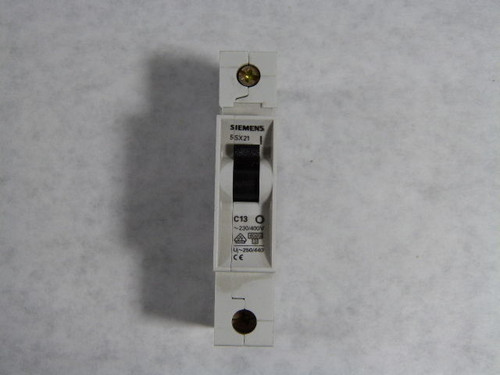 Siemens 5SX21C13 5SX21-C13 Circuit Breaker 1-Pole 13A 230/400V USED