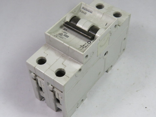 Siemens 5SX22-D1 Circuit Breaker 1A 2-Pole 5SX2201-8 USED