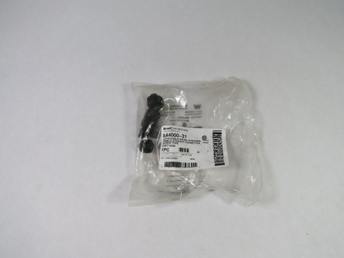 Brad Connectivity 8A4000-31 Female Straight Connector Screw Type NWB