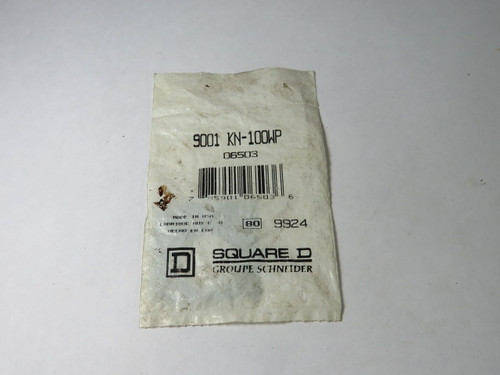 Square D 9001-KN-100WP 30MM Legend Plate Blk Unmarked On Wht Background ! NWB !