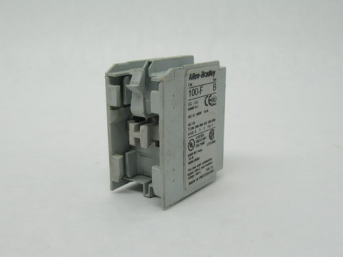 Allen-Bradley 100-FA11 Series B Auxiliary Contact Block USED