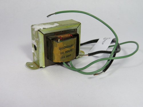 Hammond 166L2 Transformer 6.25VA Pri 115V Sec 2.5V 2.5A 60Hz USED