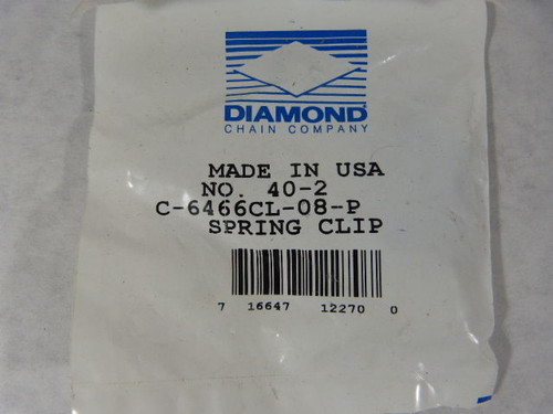 Diamond Chain C6466CL-08-P Spring Clip Connector Link ! NEW !
