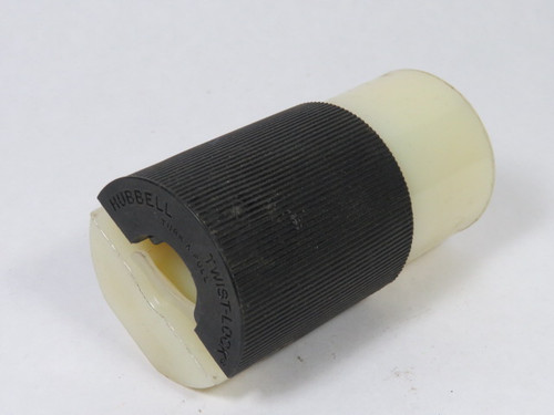 Hubbell 2613 Twist-Lock Connector 30A 125V 3W 2P USED