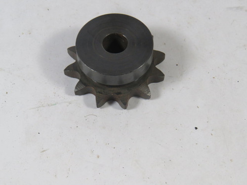 Generic 40B12 Sprocket 1/2" Bore 12 Teeth Chain No. 40 1/2" Pitch USED
