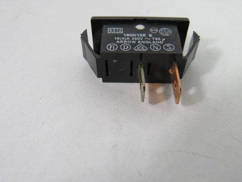 Arrow 160012E Rocker Switch 16A 250VAC USED