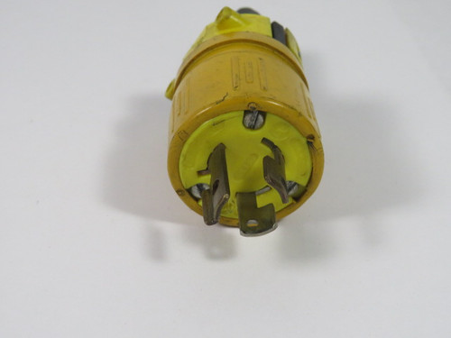 Ericson 1522-PG Locking Plug 15A 250V 3W 2P USED