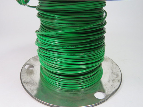 Generic 14/19 T90 Nylon 14 Awg 19 Str. 600V 2.08mm 288Ft GREEN USED