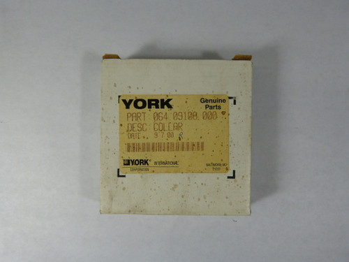York 06409106000 Collar Seal 2-5/8" ! NEW !