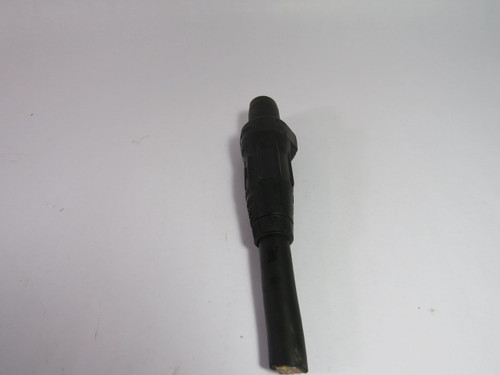 Leviton 16D37-UE Black Industrial 1-Pole Female Plug 600V 400A USED