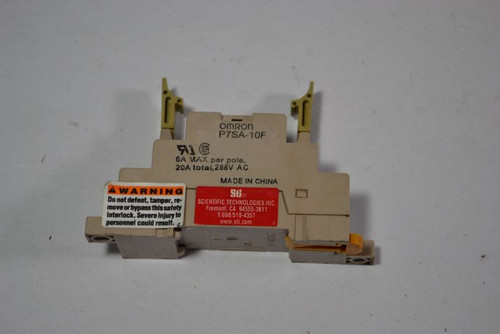 Omron P7SA-10F Relay Socket 20A 288VAC USED