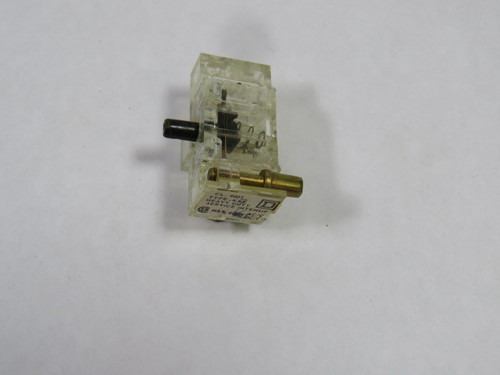 Square D 9001-KA2 Pushbutton Contact Block 1NO 250V No Series USED