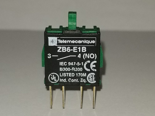 Telemecanique ZB6-E1B Contact Block USED