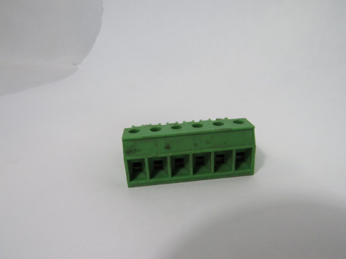 Phoenix PC4/6-ST-7.62 Circuit Board Connector 6Pos. 20A 400/630V 7.62mm USED