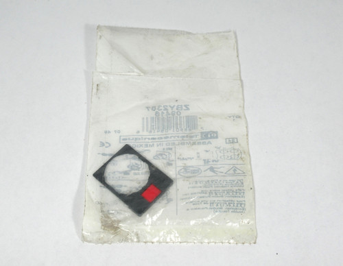 Telemecanique ZBY-2387 STD N/P Holder Mrkd Hand On/Off *Ripped Bag* NWB