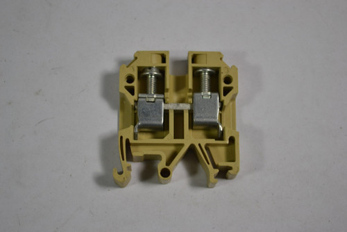 Weidmuller SAK10/EN 0337660000 Terminal Block Beige USED