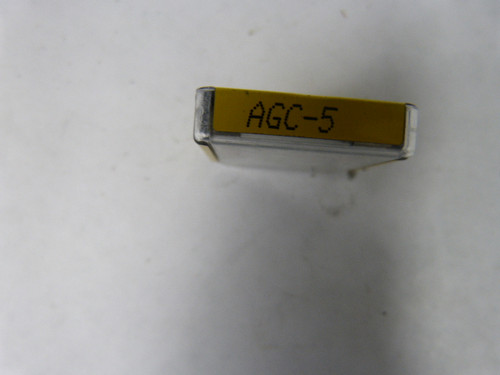 Bussman AGC-5 Fast Acting Fuse 5A 250V 5-Pack ! NEW !