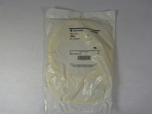 Allen-Bradley 889N-F4AFC-6F Mini Change Cord Female 4-Pin NWB
