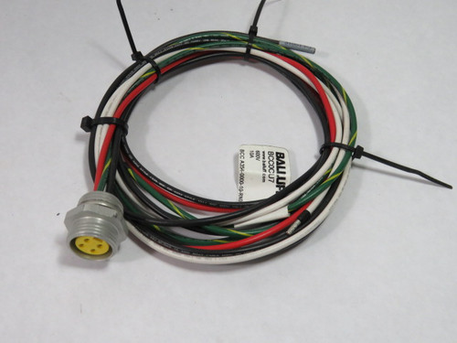Balluff BCC0CU7 7/8" Female 4 Pole Cable Connector 600VAC/DC 10A USED