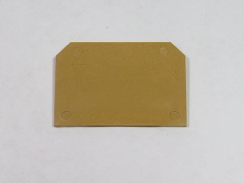 Weidmuller 0191320000 AP for SAKS-1/SAKS-3 Terminal Block End Plate TAN ! NOP !