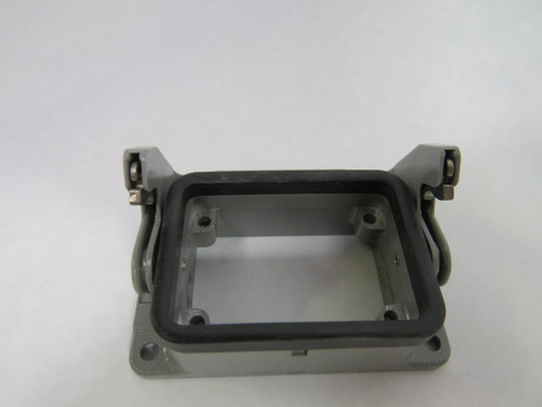 Harting 09300060301 Single Latch Rectangular Connector Extension USED