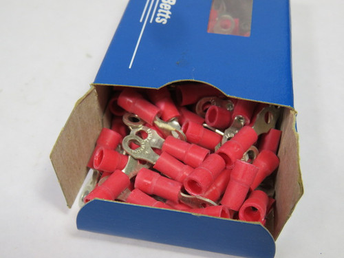 Thomas & Betts 18RA-6X Ring Pressure Terminal Connector RED 100-Pack NEW
