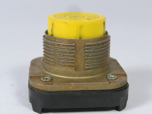Allen-Bradley 800T-B9 Ser T Push Button Yellow Extended Head No Contacts USED