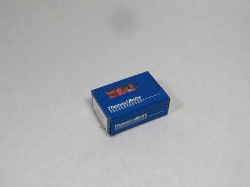 Thomas & Betts 18RA-6FL Fork Pressure Terminal Connector RED 100-Pack NEW